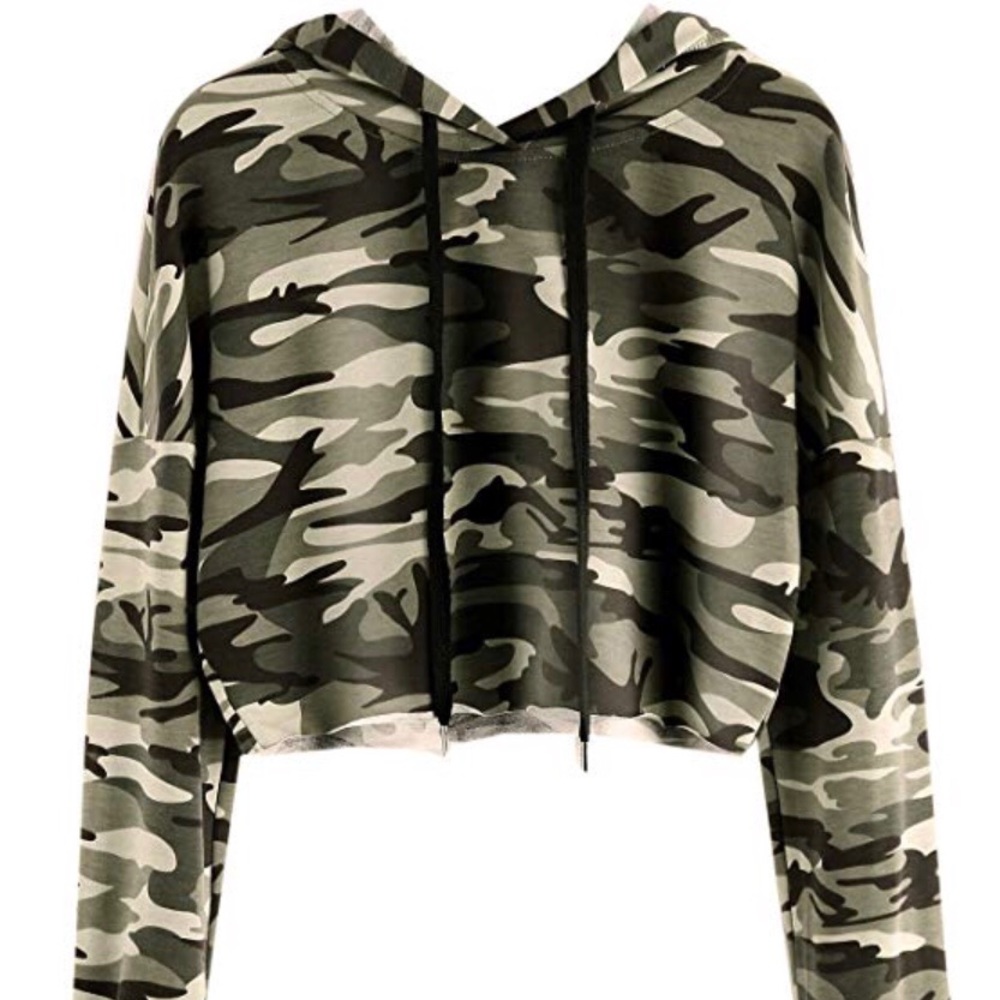Camo crop top